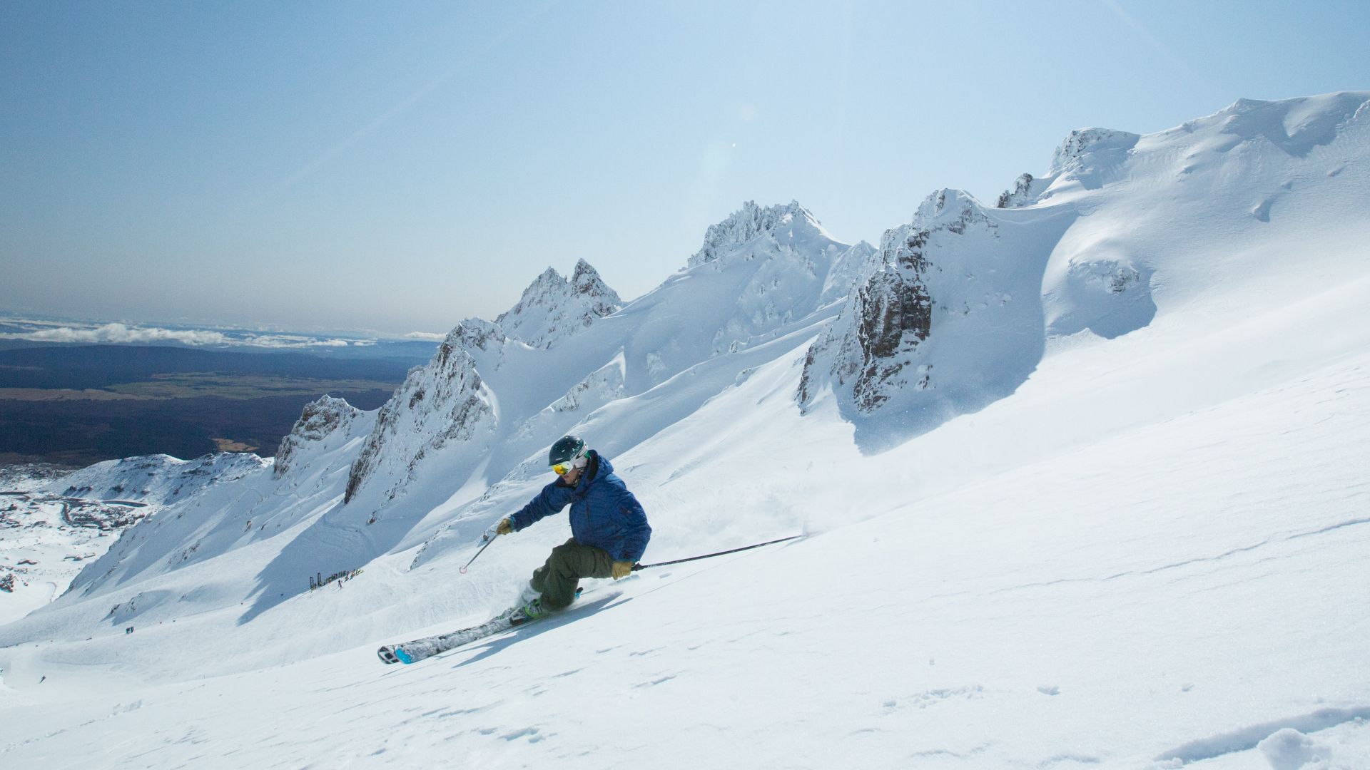 Male skiier on slopes at Whakapapa Ski Area, Mt Ruapehu - Visit Ruapehu.jpg